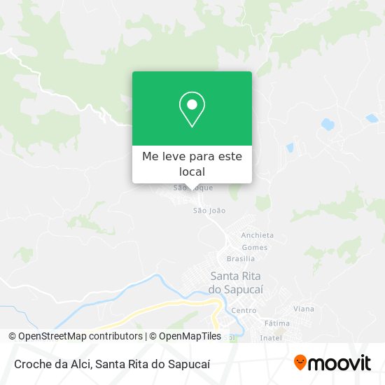 Croche da Alci mapa