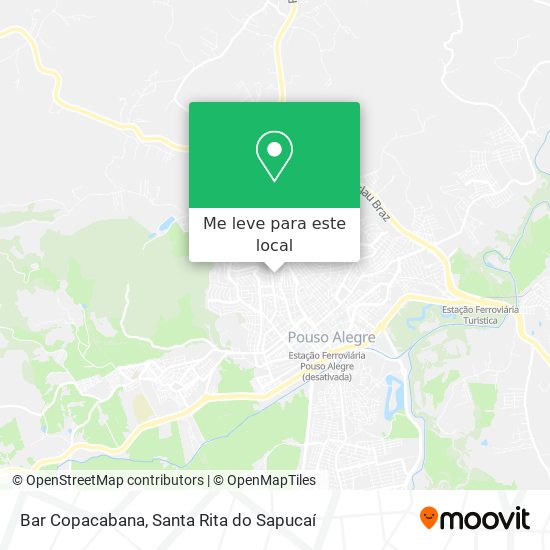 Bar Copacabana mapa
