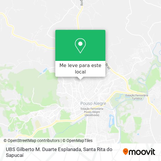 UBS Gilberto M. Duarte Esplanada mapa