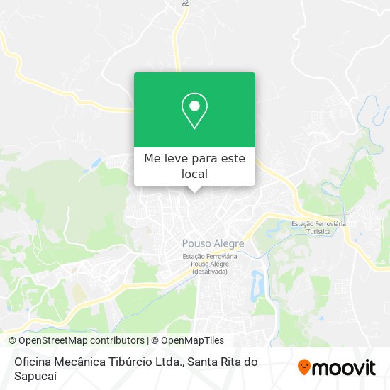 Oficina Mecânica Tibúrcio Ltda. mapa