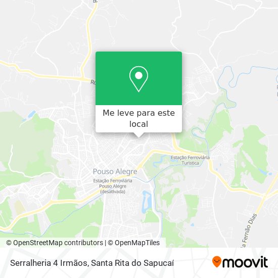 Serralheria 4 Irmãos mapa