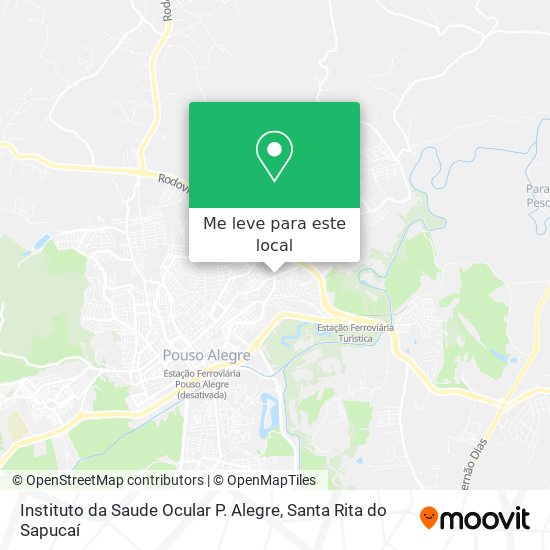 Instituto da Saude Ocular P. Alegre mapa
