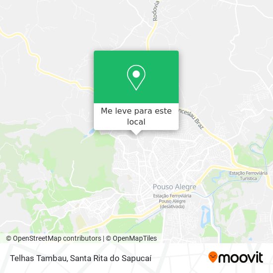 Telhas Tambau mapa
