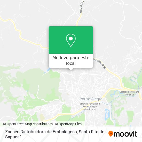 Zacheu Distribuidora de Embalagens mapa