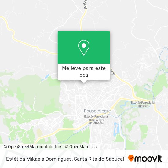 Estética Mikaela Domingues mapa