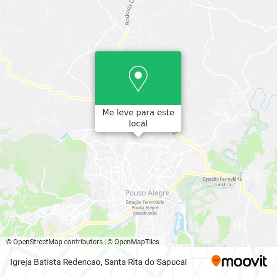 Igreja Batista Redencao mapa