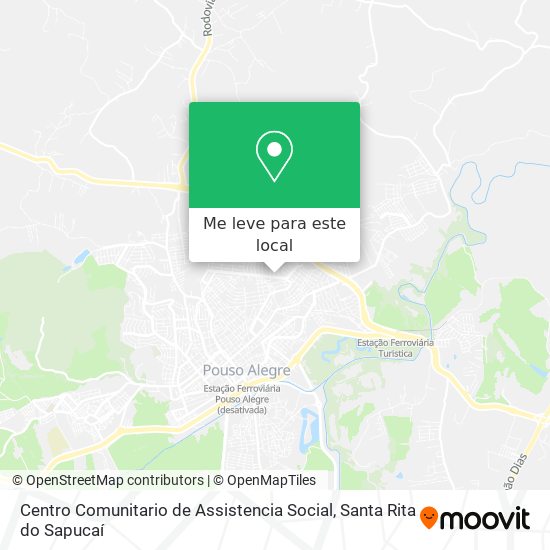 Centro Comunitario de Assistencia Social mapa