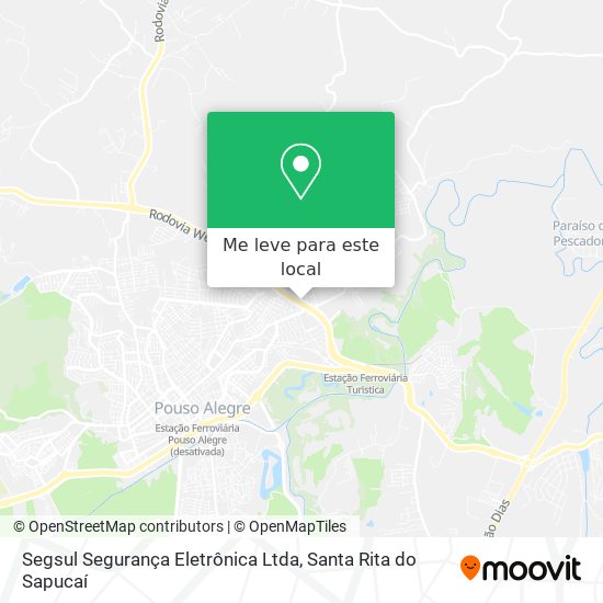 Segsul Segurança Eletrônica Ltda mapa
