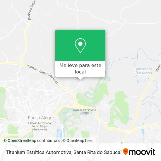 Titanium Estética Automotiva mapa