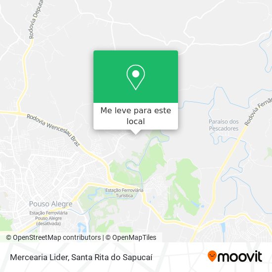 Mercearia Lider mapa