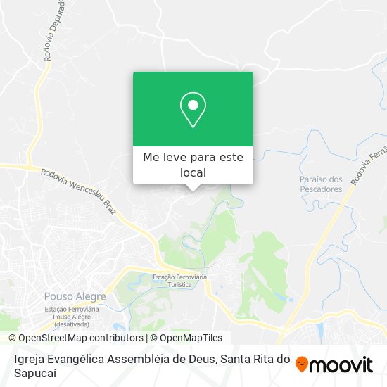 Igreja Evangélica Assembléia de Deus mapa