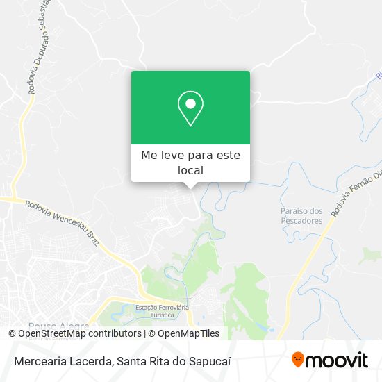 Mercearia Lacerda mapa
