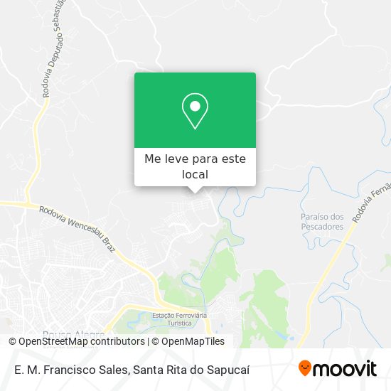 E. M. Francisco Sales mapa