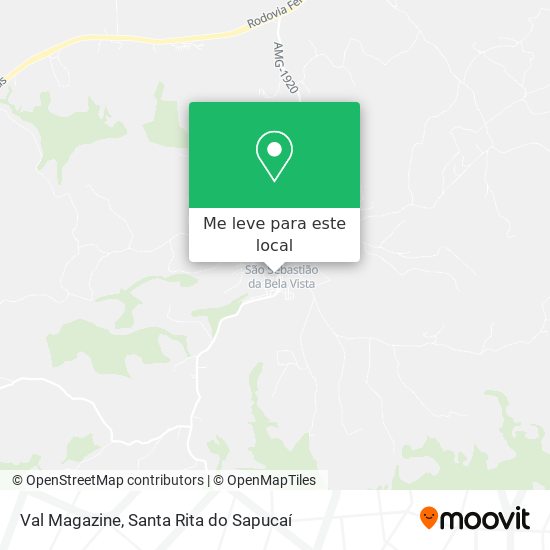 Val Magazine mapa