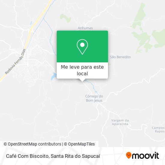 Café Com Biscoito mapa