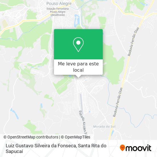 Luiz Gustavo Silveira da Fonseca mapa