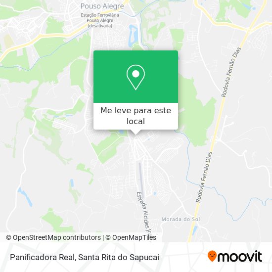 Panificadora Real mapa