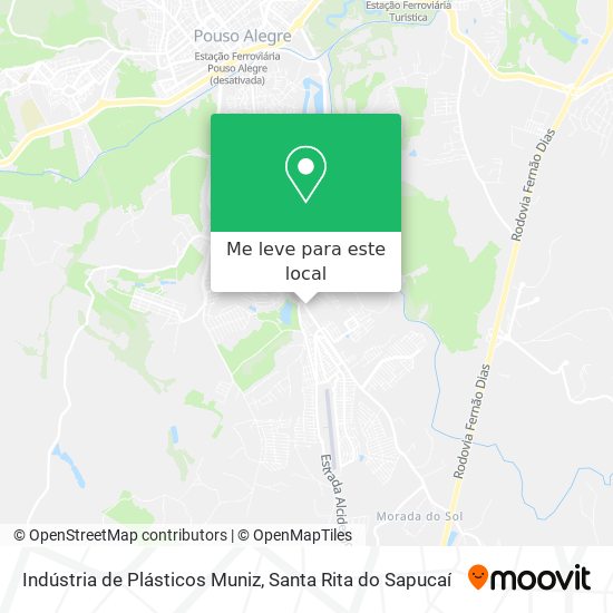 Indústria de Plásticos Muniz mapa