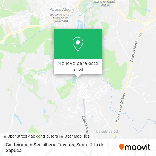 Caldeiraria e Serralheria Tavares mapa