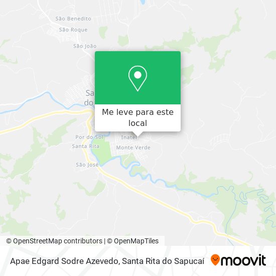 Apae Edgard Sodre Azevedo mapa