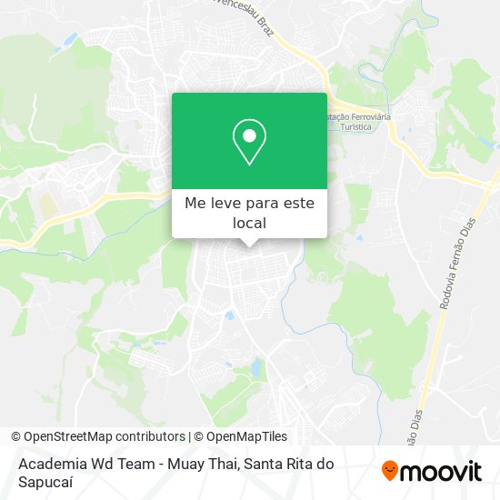 Academia Wd Team - Muay Thai mapa