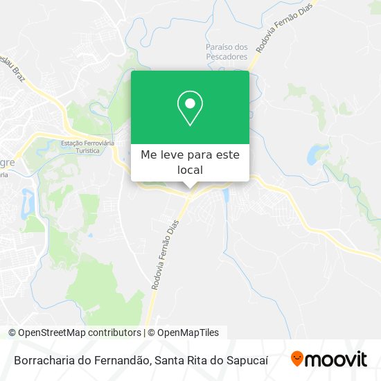 Borracharia do Fernandão mapa