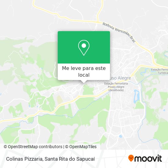 Colinas Pizzaria mapa
