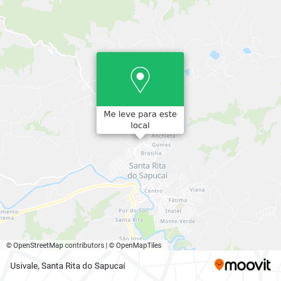 Usivale mapa