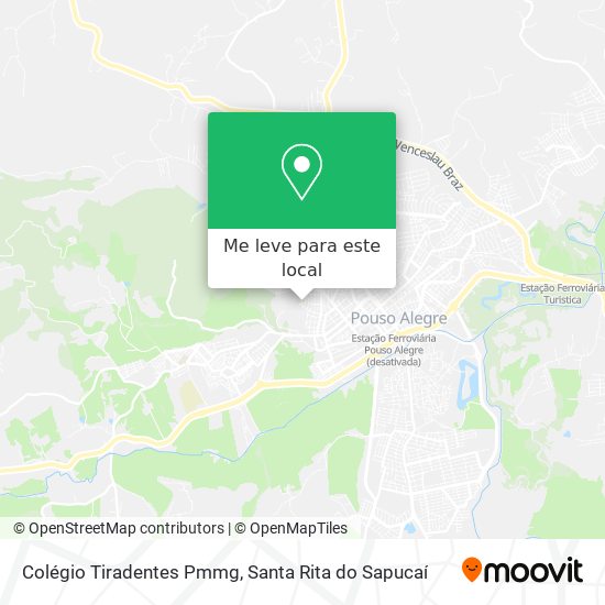 Colégio Tiradentes Pmmg mapa