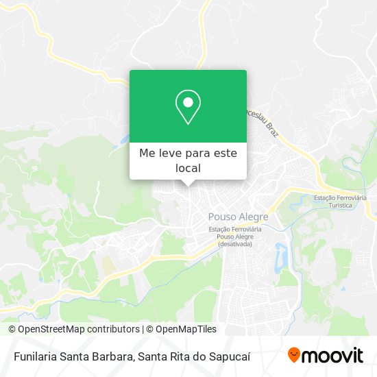 Funilaria Santa Barbara mapa