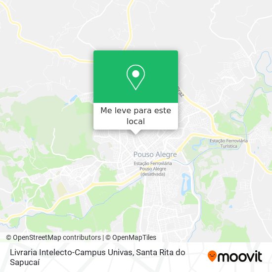 Livraria Intelecto-Campus Univas mapa