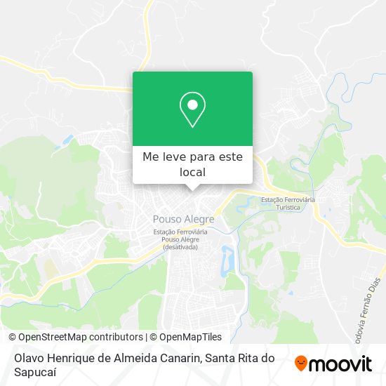 Olavo Henrique de Almeida Canarin mapa