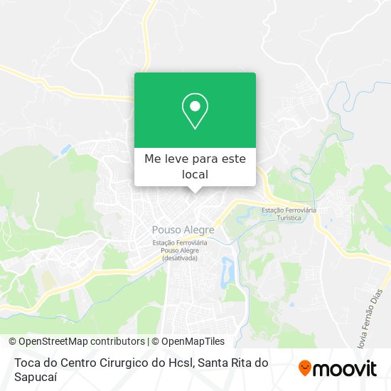 Toca do Centro Cirurgico do Hcsl mapa