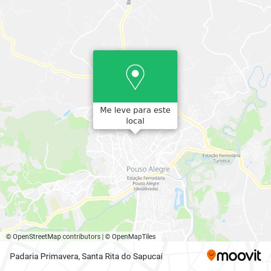Padaria Primavera mapa