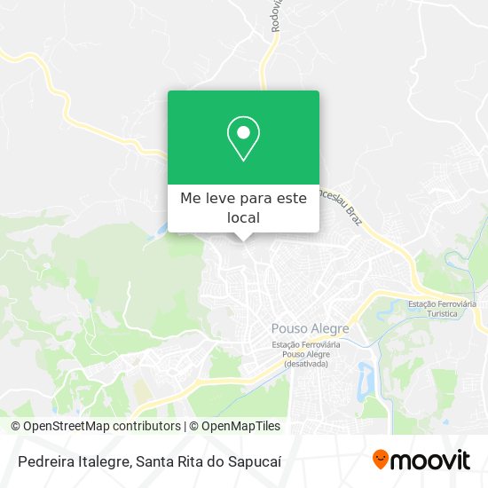 Pedreira Italegre mapa