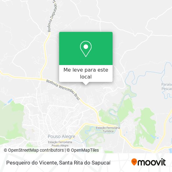 Pesqueiro do Vicente mapa
