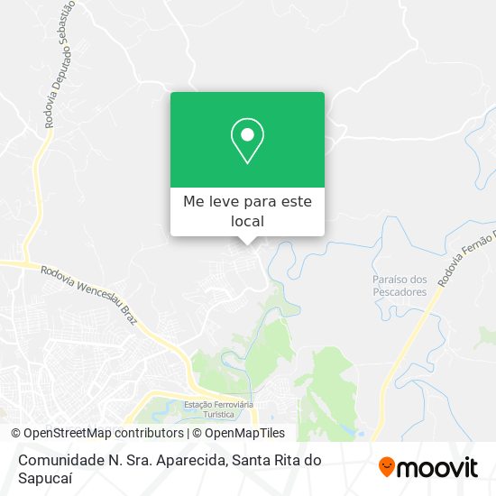 Comunidade N. Sra. Aparecida mapa