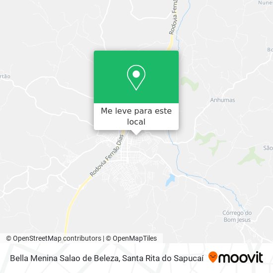 Bella Menina Salao de Beleza mapa