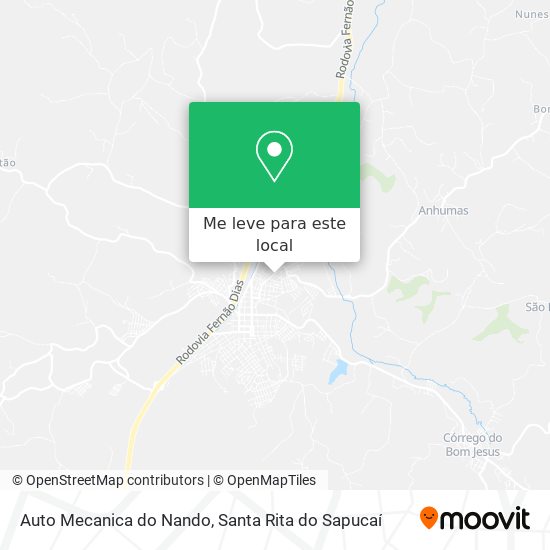 Auto Mecanica do Nando mapa