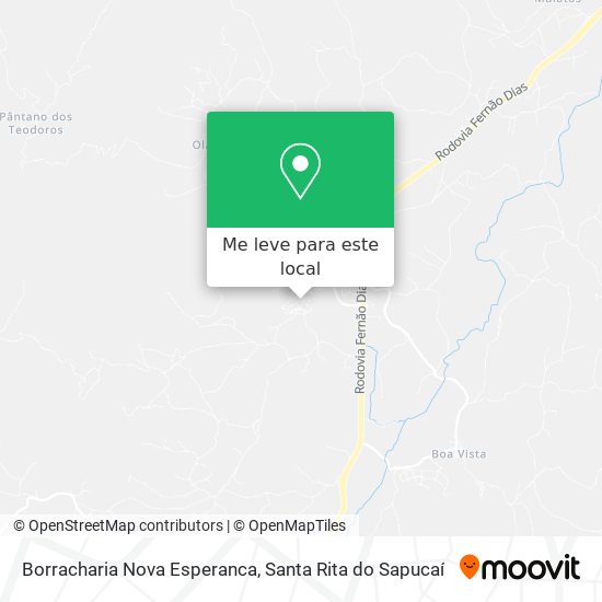 Borracharia Nova Esperanca mapa
