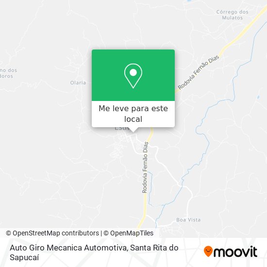 Auto Giro Mecanica Automotiva mapa