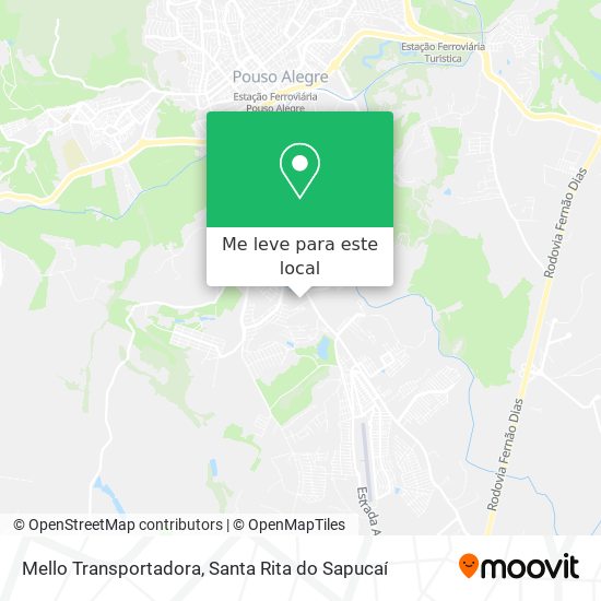 Mello Transportadora mapa