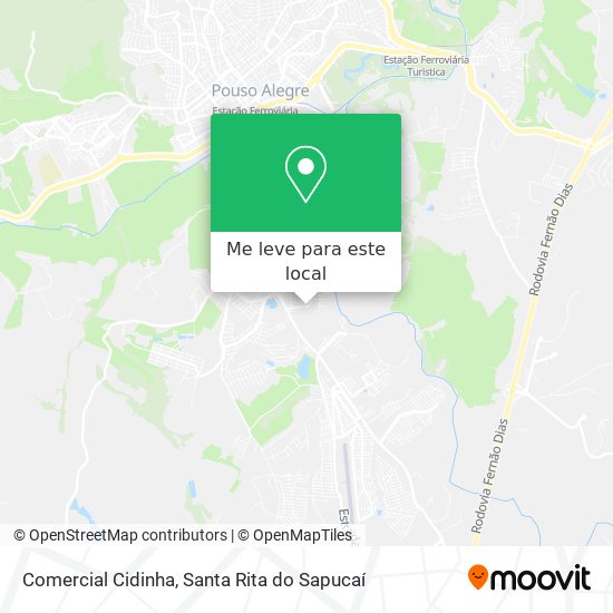 Comercial Cidinha mapa