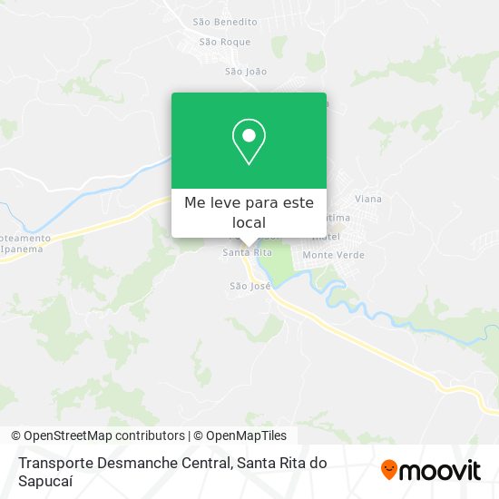 Transporte Desmanche Central mapa