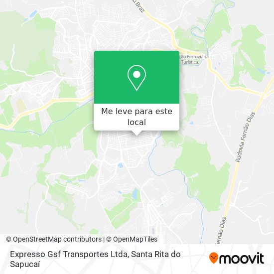 Expresso Gsf Transportes Ltda mapa