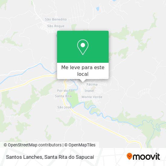 Santos Lanches mapa