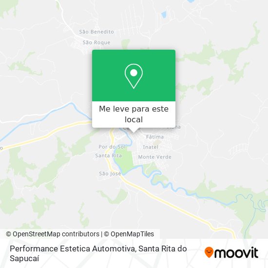 Performance Estetica Automotiva mapa