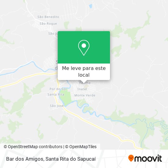 Bar dos Amigos mapa