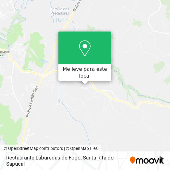 Restaurante Labaredas de Fogo mapa