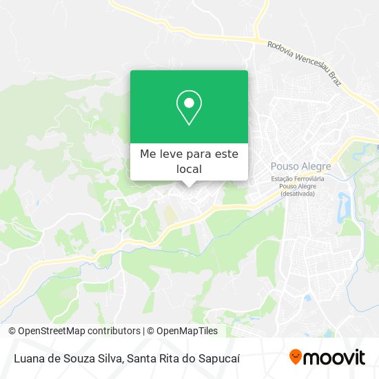 Luana de Souza Silva mapa